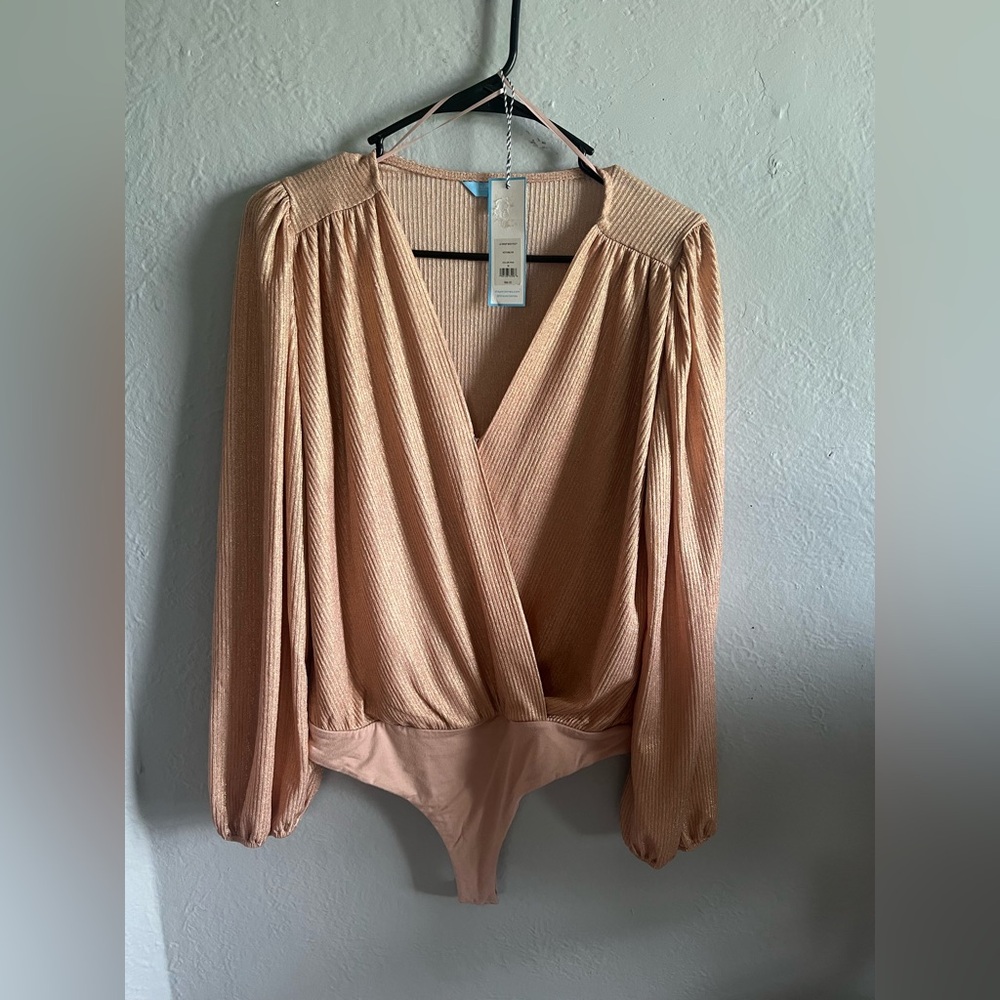 NWT Draper James Peach Bodysuit